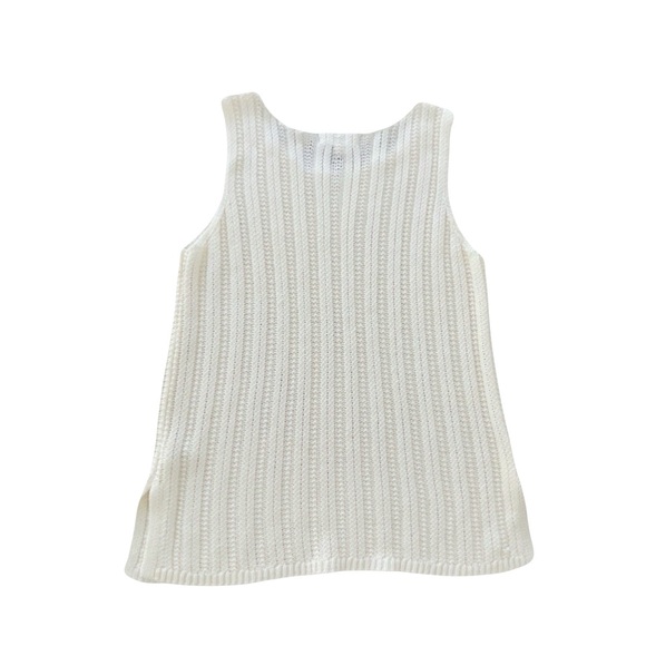 Ivory Sleeveless Knit Top - Picture 2 of 5